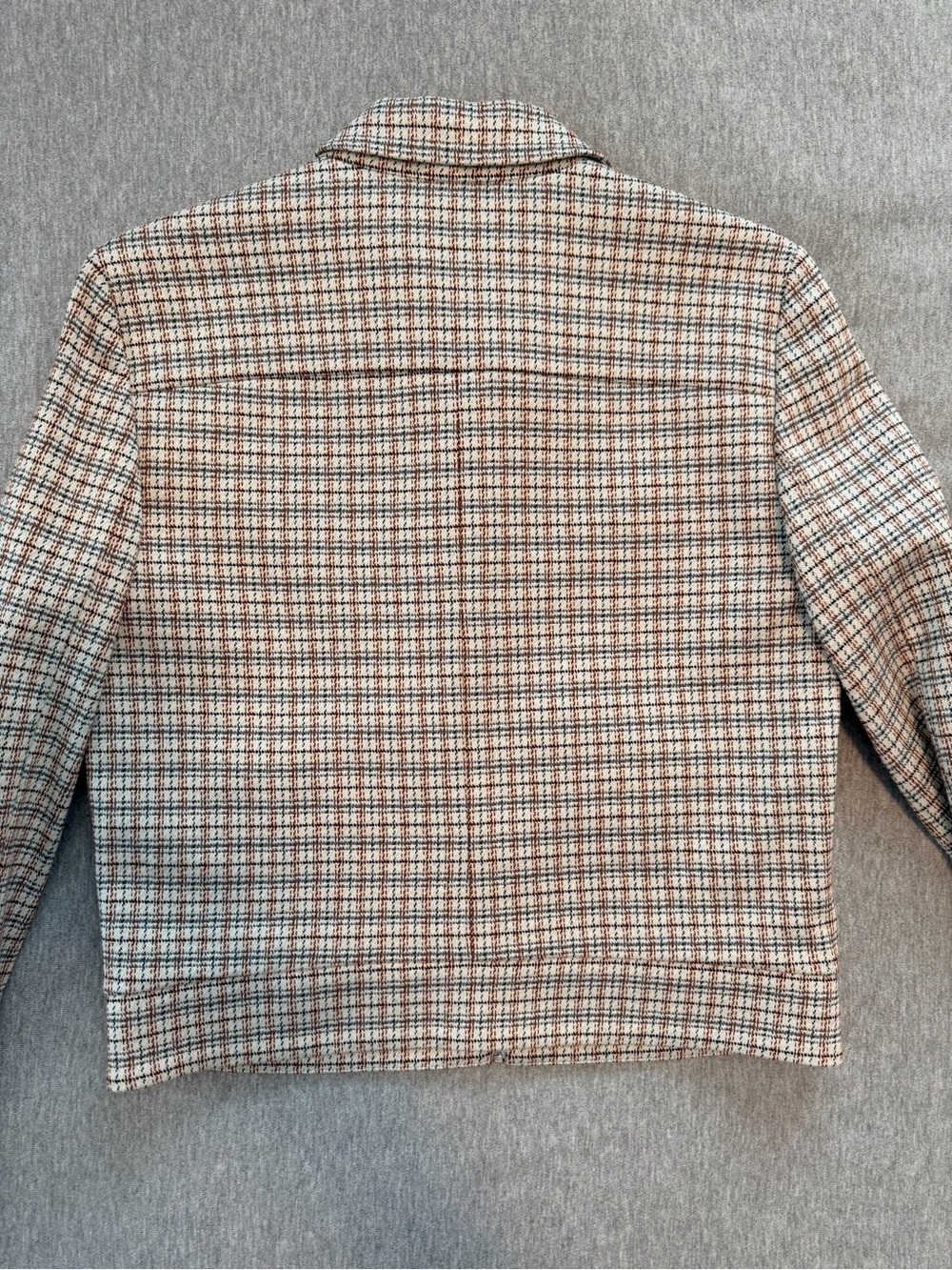Theory Plaid Bomber Style Jacket - Plaid - Picture 4 of 8